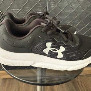 Under Armour Kids Black and White Sneakers